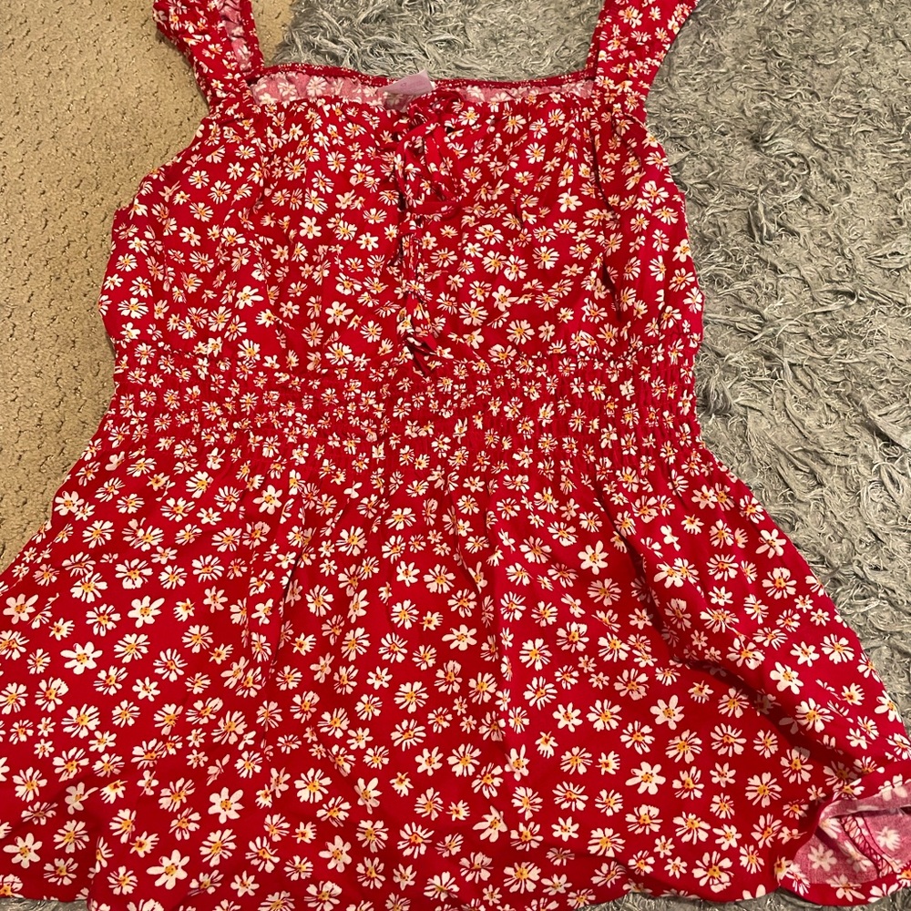 Flower tank top